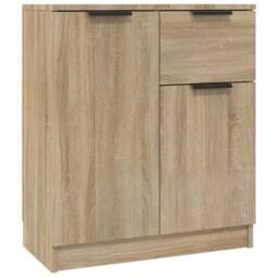 Berkfield Home Sideboard Sonoma oak 60x30x70 cm Engineered Wood in Light Tan - Size: 60 x 30 x 70 cm - thumbnail 1