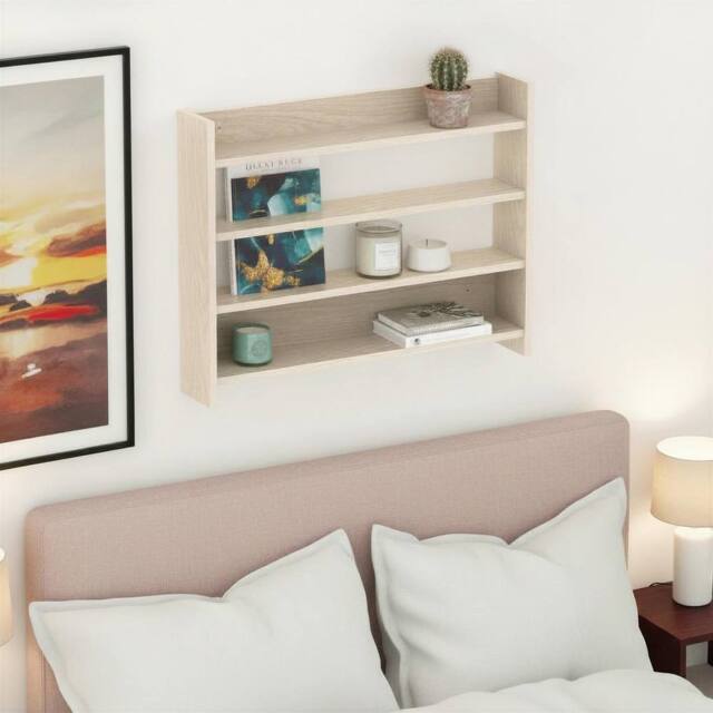 Decortie 'Lane' 4-Tier Wall-Mounted Display Shelf in Light Beige - image 1