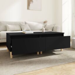 Berkfield Home Side Tables 2 pcs Black 50x46x35 cm Engineered Wood - Size: 50 x 46 x 35 cm - thumbnail 3