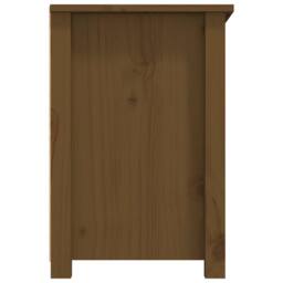 Berkfield Home TV Cabinet Honey Brown 79x35x52 cm Solid Wood Pine - Size: 79 x 35 x 52 cm - thumbnail 8