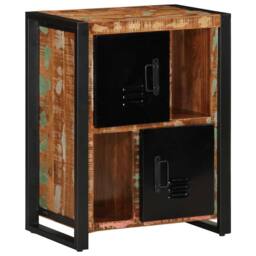 Berkfield Home Sideboard Multicolour 55x35x70 cm Solid Wood Reclaimed - Size: 55 x 35 x 70 cm - thumbnail 4