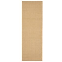 Berkfield Home Rug Natural Sisal 100x300 cm in Brown - Size: Medium - thumbnail 2