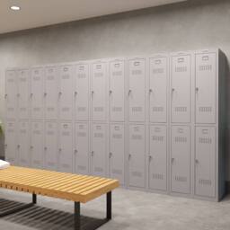 Phoenix Safe Company Personal locker in Grey with Key Lock, PL1233GGK, 68L - Size: 180 cm x 100 cm - thumbnail 8