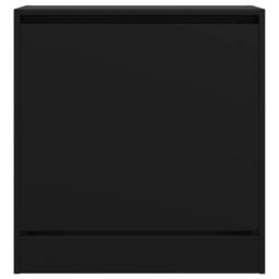 Berkfield Home Shoe Cabinet Black 60x34x63.5 cm Engineered Wood - thumbnail 5