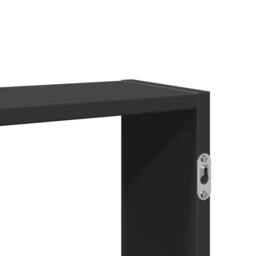 Berkfield Home Wall Shelf Black 99x15x60 cm Engineered Wood - Size: 99 x 15 x 60 cm - thumbnail 8