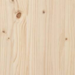 Berkfield Home Bed Frame Solid Wood 180x200 cm Super King Size in Natural - thumbnail 5