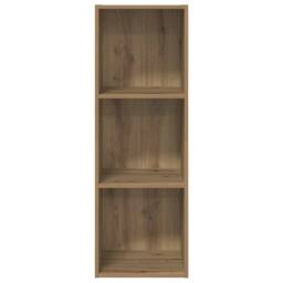 Berkfield Home TV Cabinet Artisan oak 37 x 37 x 107 cm Engineered wood in Brown - thumbnail 7
