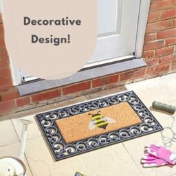 Marco Paul Non Slip Door Mat Insert - Buzz Buzz in Beige - Size: 230 cm x 160 cm - thumbnail 6