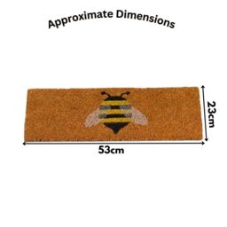 Marco Paul Non Slip Door Mat Insert - Buzz Buzz in Beige - Size: 230 cm x 160 cm - thumbnail 2