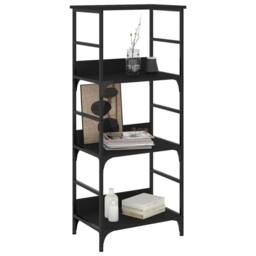 Berkfield Home Bookshelf Black 50x33x117.5 cm Engineered Wood - thumbnail 3