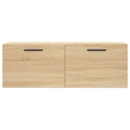 Berkfield Home Wall Cabinet Sonoma Oak 100x36.5x35 cm Engineered Wood in Brown - thumbnail 5