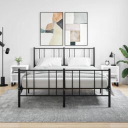 Berkfield Home Bedside Cabinets 2 pcs White 40x30x50 cm Engineered Wood - Size: 40 x 30 x 50 cm - thumbnail 1