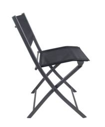 VCM 2-piece garden chair Folding chair Sumila in Black - thumbnail 9