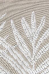 Dreams & Drapes 'Tahiti' Large Leaf Design UV Resistant Outdoor Rug in Natural - Size: 170 cm x 120 cm - thumbnail 3
