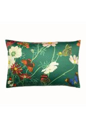 Paoletti Wild Fauna Botanical Cushion in Emerald - Size: 40 cm x 60 cm - thumbnail 1