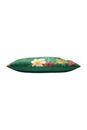 Paoletti Wild Fauna Botanical Cushion in Emerald - Size: 40 cm x 60 cm - thumbnail 2