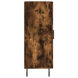 Berkfield Home Sideboard Smoked Oak 34.5x34x90 cm Engineered Wood in Brown - thumbnail 7