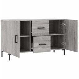 Berkfield Home Sideboard Grey Sonoma 100x36x60 cm Engineered Wood - Size: 100 x 36 x 60 cm - thumbnail 5