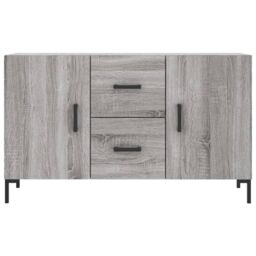 Berkfield Home Sideboard Grey Sonoma 100x36x60 cm Engineered Wood - Size: 100 x 36 x 60 cm - thumbnail 6