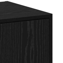 Berkfield Home Modern Apothecary Cabinet Black Oak 40x41x77, 5 cm Engineered Wood - thumbnail 9