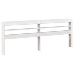Berkfield Home Bed Frame with Headboard without Mattress White 200x200 cm - thumbnail 6