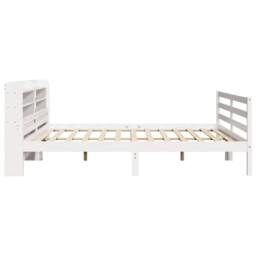 Berkfield Home Bed Frame with Headboard without Mattress White 200x200 cm - thumbnail 7