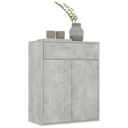 Berkfield Home Sideboard Concrete Grey 60x30x75 cm Engineered Wood - Size: 60 x 30 x 75 cm - thumbnail 4