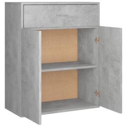 Berkfield Home Sideboard Concrete Grey 60x30x75 cm Engineered Wood - Size: 60 x 30 x 75 cm - thumbnail 6