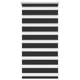 Berkfield Home Zebra Blind 40 x 100 cm Black
