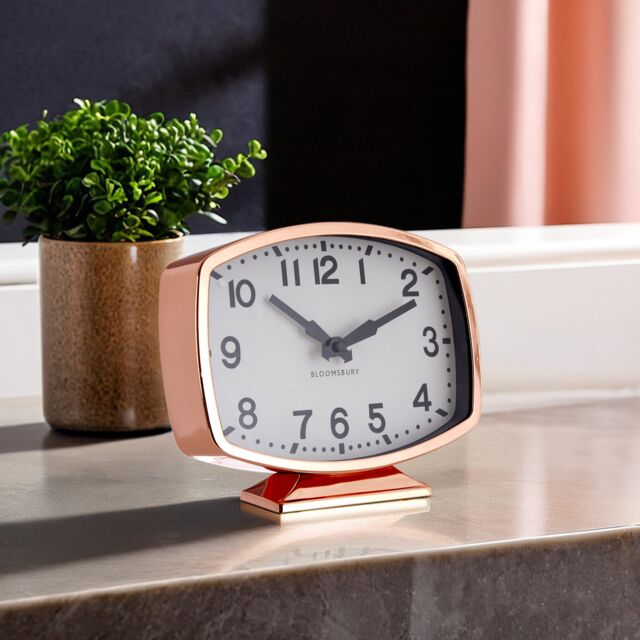 Orsina Baillie Table Clock in Gold - image 1