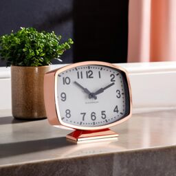 Orsina Baillie Table Clock in Gold