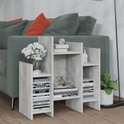 Berkfield Home Side Cabinet Concrete Grey 60x26x60 cm Engineered Wood - Size: 60 x 26 x 60 cm - thumbnail 2