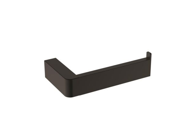 Luxury Living Nero Bathroom Toilet Roll Paper Holder in Black - image 1