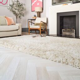 The Rug Shop UK Luxurious Modern Plain Shaggy Anti-Shed Easy To Clean Rug in Beige - Size: 120 cm x 170 cm - thumbnail 7