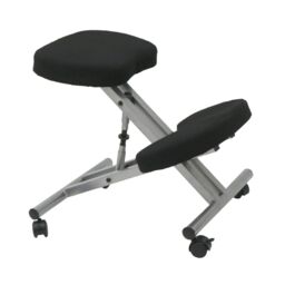 Oypla Kneeling Orthopaedic Posture Office Chair in Black - thumbnail 1