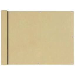 Berkfield Home Balcony Screen Oxford Fabric 90x600 cm Beige - thumbnail 1