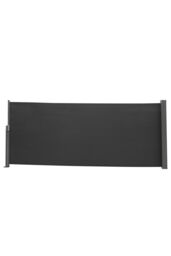 Garden Sanctuary Outdoor Retractable Side Awning Balcony Sunshade Blind in Dark Grey - Size: Medium - thumbnail 3