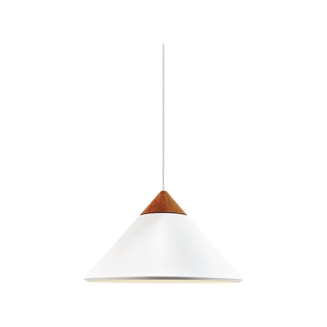 Nordlux Modern Indoor Pendant Light White Metal E27 Wood - Mains Powered, IP20 - image 1
