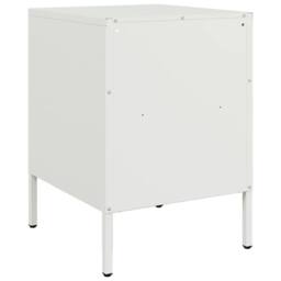 Berkfield Home Sturdy Bedside Cabinets 2 pcs White 36x39x50.5 cm Steel - thumbnail 8