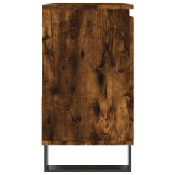 Berkfield Home Bathroom Cabinet Smoked Oak 65x33x60 cm Engineered Wood in Brown - Size: 65 x 33 x 60 cm - thumbnail 6