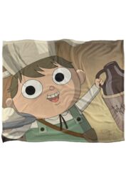 Cartoon Network Over The Garden Wall Potatoes & Molasses Silky Touch Super Soft Throw Blanket 152 X 127 cm in White - thumbnail 1