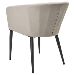 Wyld and Coco Set 2 Beige Fabric Outdoor Armchairs Weatherproof Olefin Quick - thumbnail 6