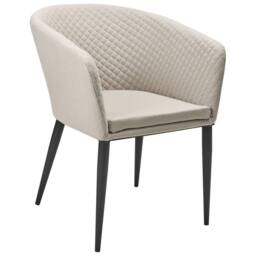 Wyld and Coco Set 2 Beige Fabric Outdoor Armchairs Weatherproof Olefin Quick - thumbnail 3