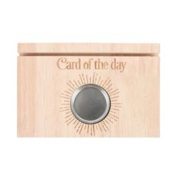 Something Different Card Of The Day Tarot Cards Tealight Holder in Natural - thumbnail 2