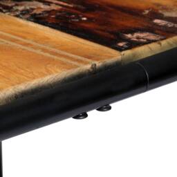 Berkfield Home Table Dining Table 180x90x76 cm Solid Reclaimed Wood - Size: 180 x 90 x 76 cm - thumbnail 6