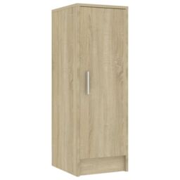 Berkfield Home Shoe Cabinet Sonoma Oak 32x35x92 cm Engineered Wood in Brown - Size: 32 x 35 x 92 cm - thumbnail 5