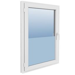 Berkfield Home Pure Frosted Privacy Window Film Milk Glass Adhesive 0.9x50 m in White - thumbnail 4