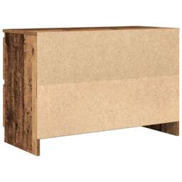 Berkfield Home TV Cabinet Old Wood 80x35x54 cm Engineered Wood in Brown - Size: 80 x 35 x 54 cm - thumbnail 8