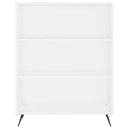 Berkfield Home Bookcase White 69.5x32.5x90 cm Engineered Wood in Brown - thumbnail 4
