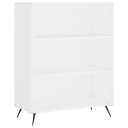 Berkfield Home Bookcase White 69.5x32.5x90 cm Engineered Wood in Brown - thumbnail 2